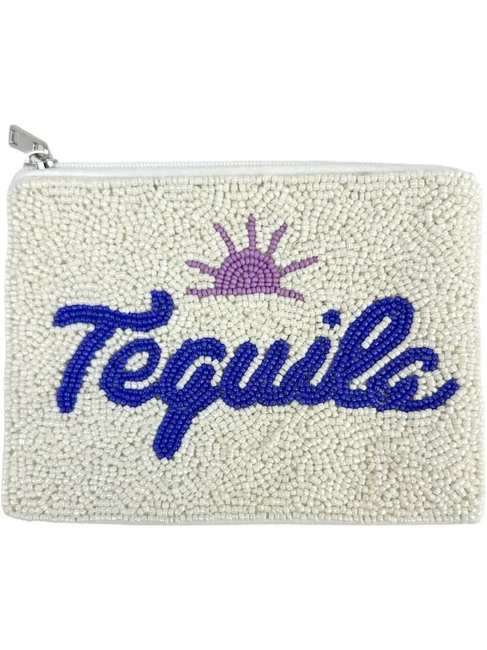 Handmade Beaded Coin Purse | Compact Zipper Wallet, Cash & Card Organizer